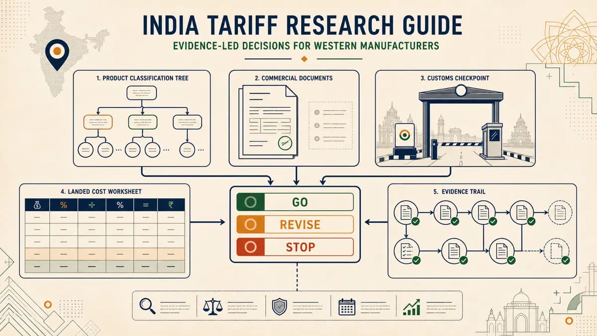 India Tariffs: A Manufacturer's Line-Level Check
